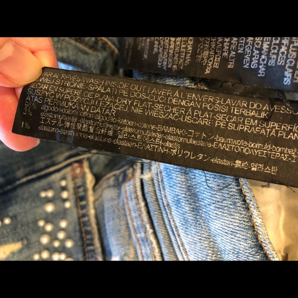 Zara Embellished Boyfriend Jeans - Picture 7 of 7